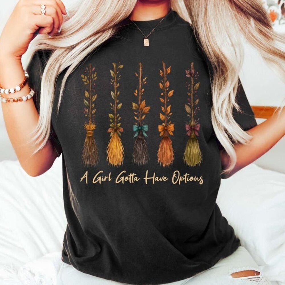 Retro A Girl's Gotta Have Options T-shirt